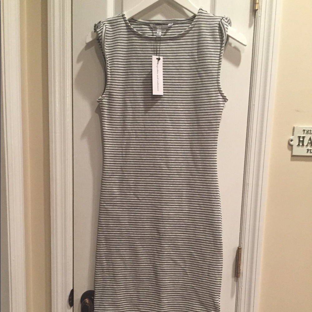 Cupcakes and Cashmere striped dress size small NWT
